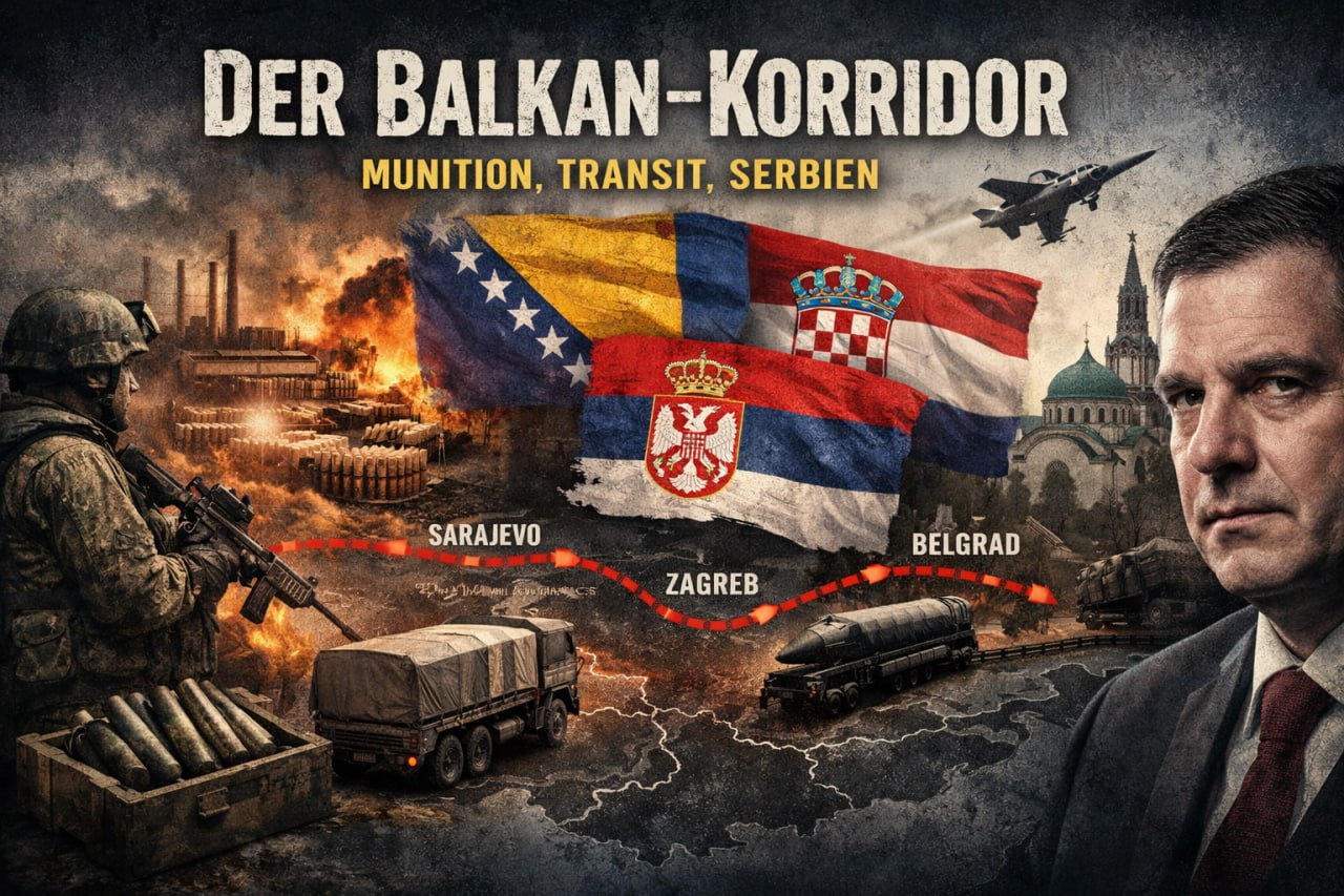 Der Balkan-Korridor: verdeckte Munitionslogistik und Serbiens europäische Entscheidung